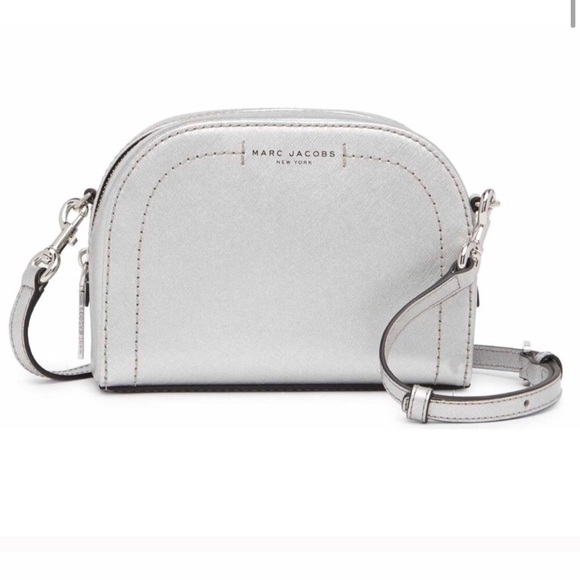 Marc Jacobs Handbags - NEW Marc Jacobs silver Playback crossbody